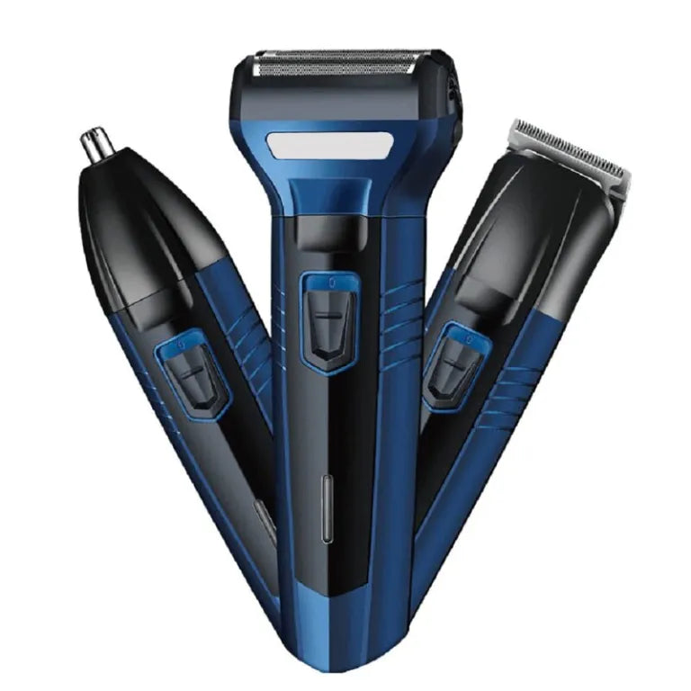 3 in 1 Branded Hair Trimmer for Men Grooming Kit – Shaver+Trimmer+Nose Hair Cuter