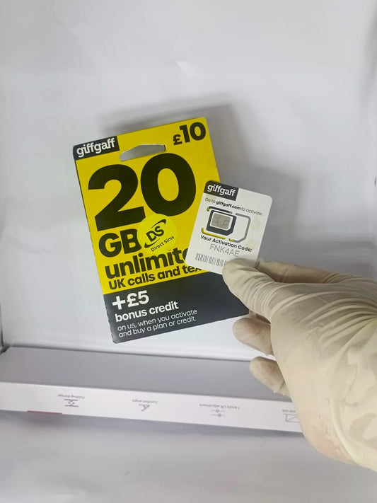 UK SIM Card – Unlimited Data, Calls & Texts
